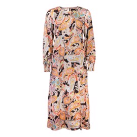 HOLLY LS DRESS MULTICOLOR PAISLEY